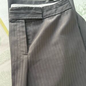 Tahari Size 12 Grey Pants
